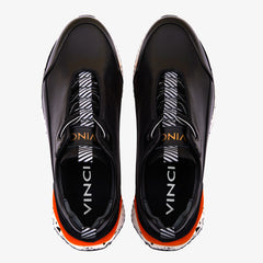 The Milford Black Leather Sneaker