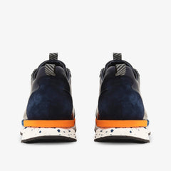 The Milford Navy Blue Leather Sneaker