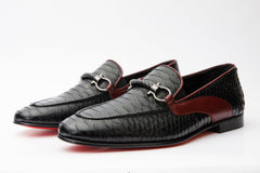 The Milano Black Shoe Bit Loafer Shoe Final Sale!