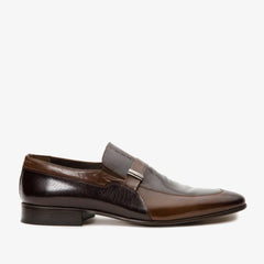 The Kazablanka Brown Leather Bit Loafer Shoe