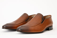 The Migues Tan Leather Loafer Shoe