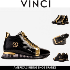 The Prestige Black Gold  Limited Edition  High-Top Sneaker