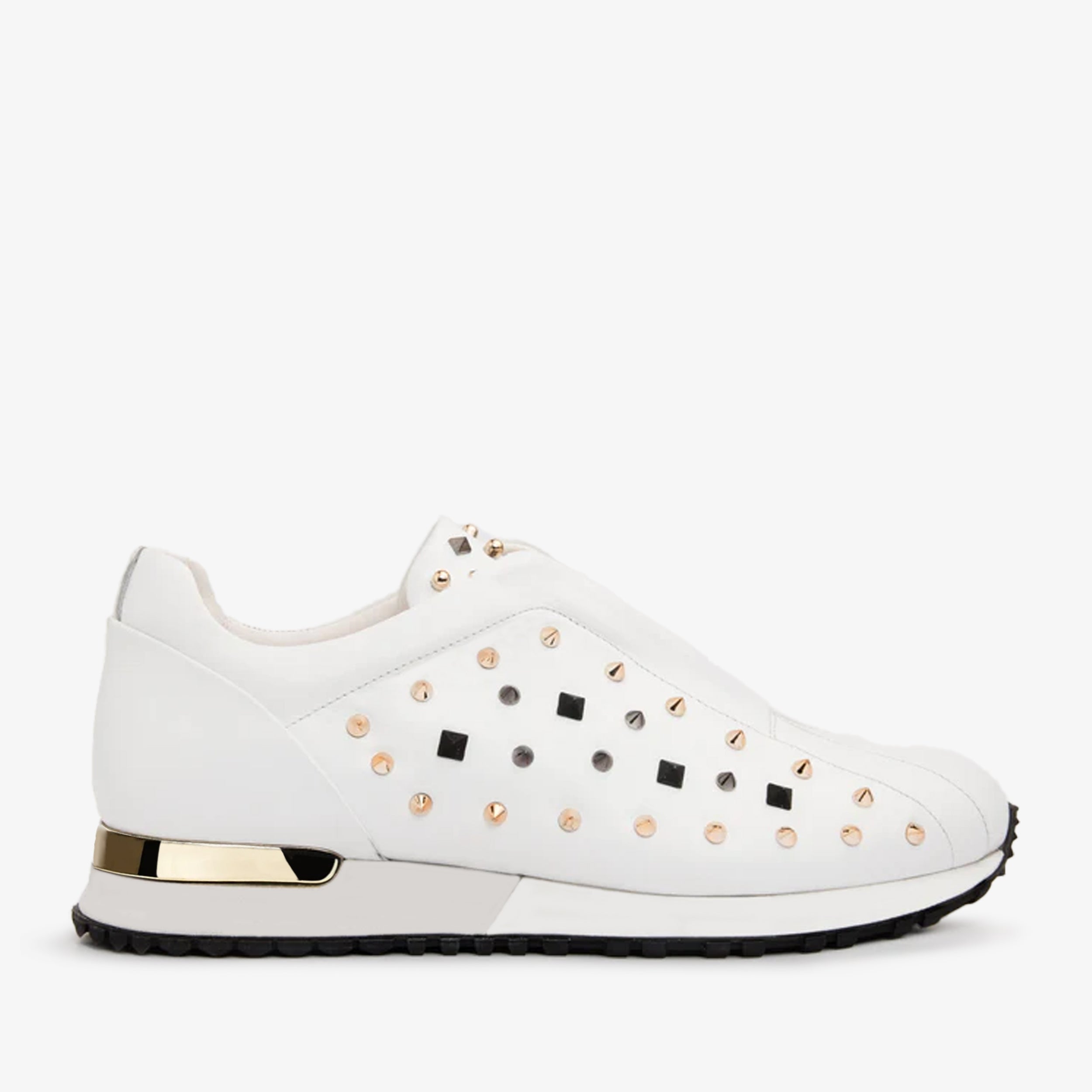 The Infanta White Spike Leather Sneaker  Limited Edition