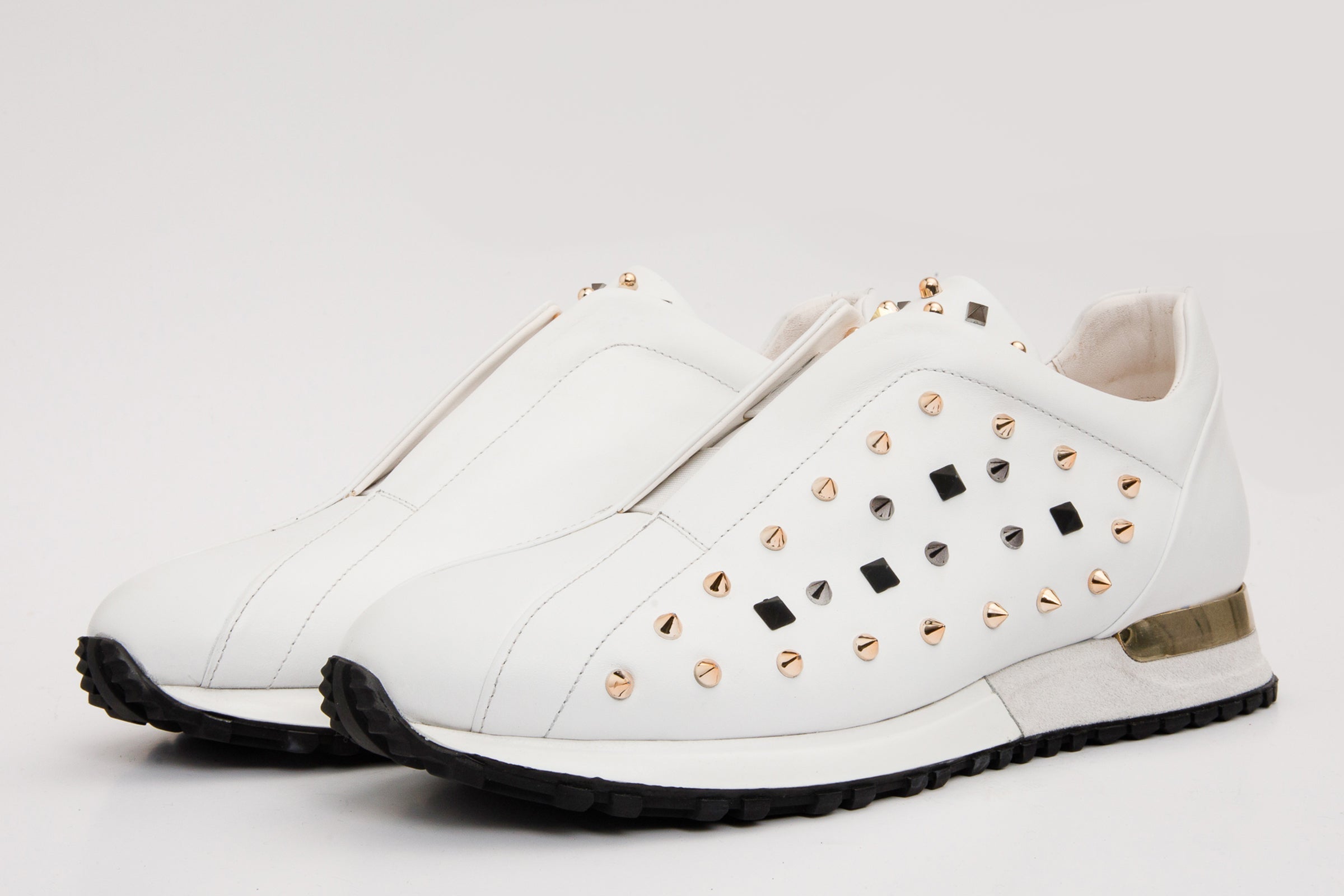 The Infanta White Spike Leather Sneaker  Limited Edition