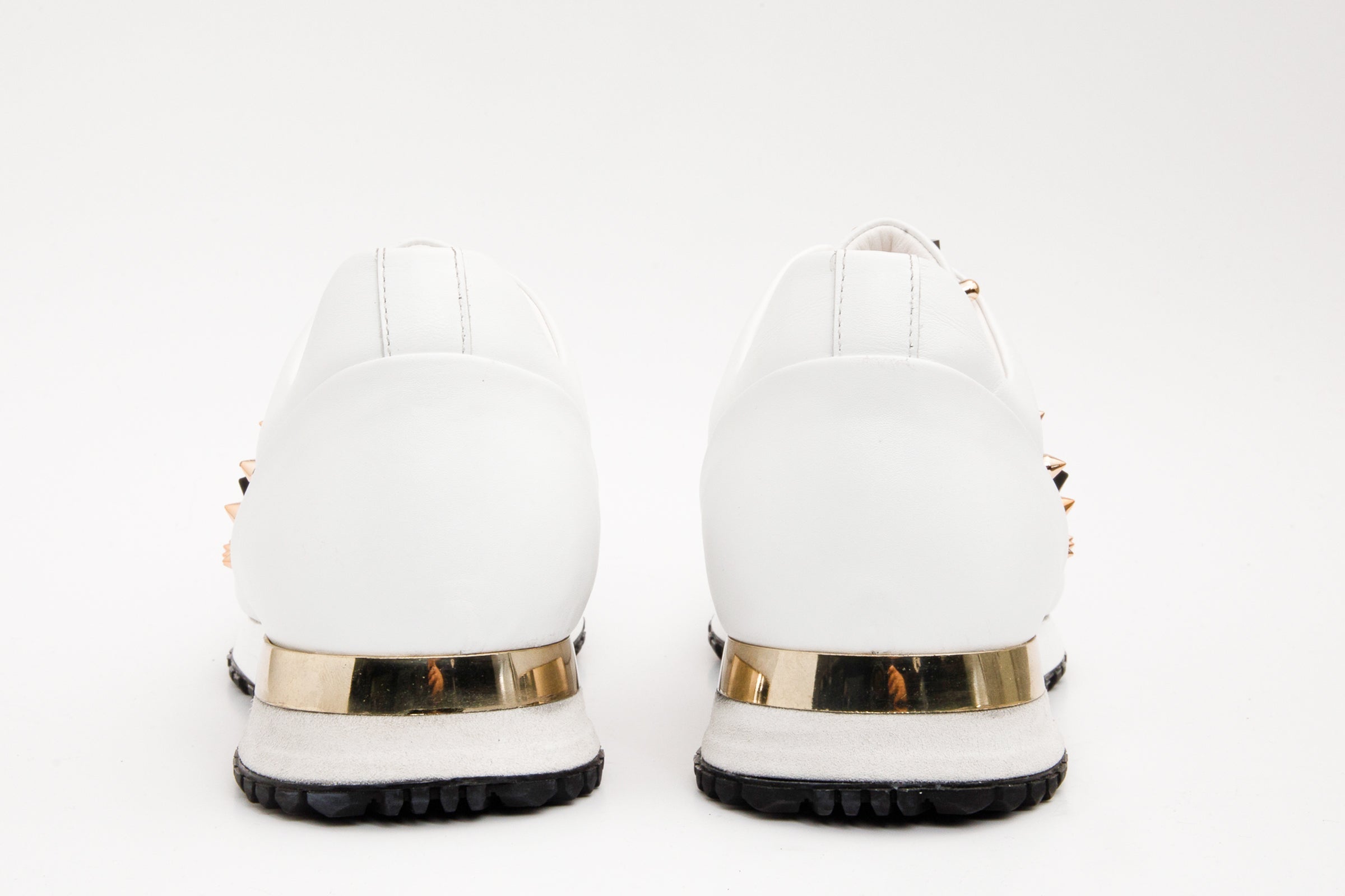 The Infanta White Spike Leather Sneaker  Limited Edition