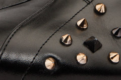 The Infanta High-Top Black Spike Leather Sneaker Limited Edition