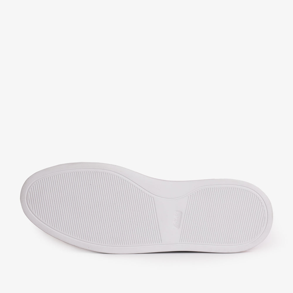 The Burano Black White  Leather Sneaker