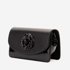 The Diva Black Leather Handbag