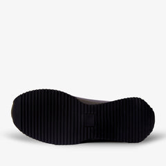 The Milford  Black  Leather Sneaker