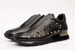 The Infanta Black Spike Leather  Sneaker Limited Edition