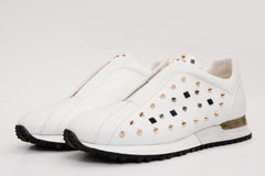 The Infanta White Spike Leather Sneaker Limited Edition