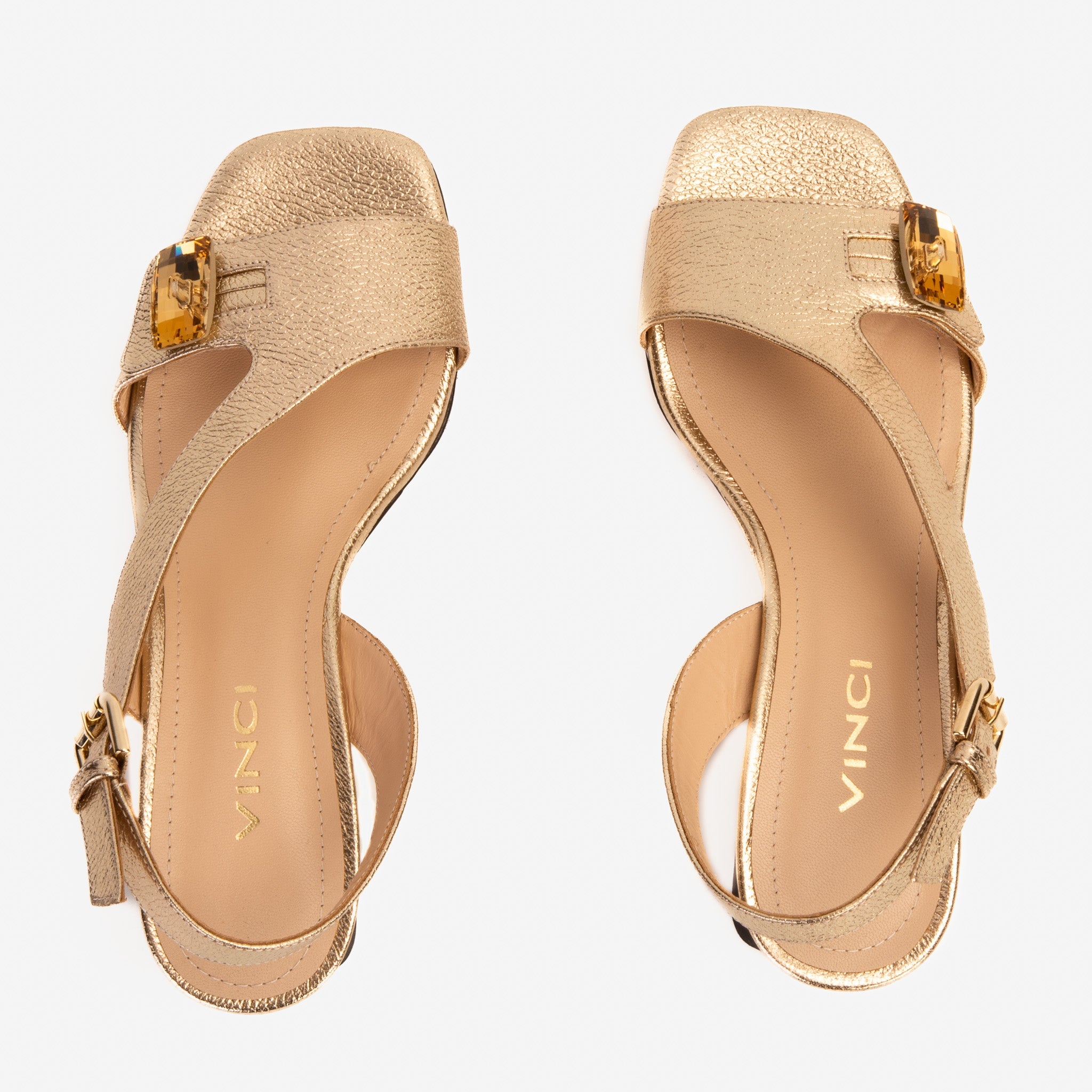 The Iconic Gold Leather Sandal