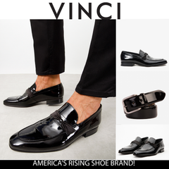 The Dodoma Black Patent  Leather Loafer Shoe