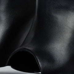 The Cymmer Black Leather Sandal