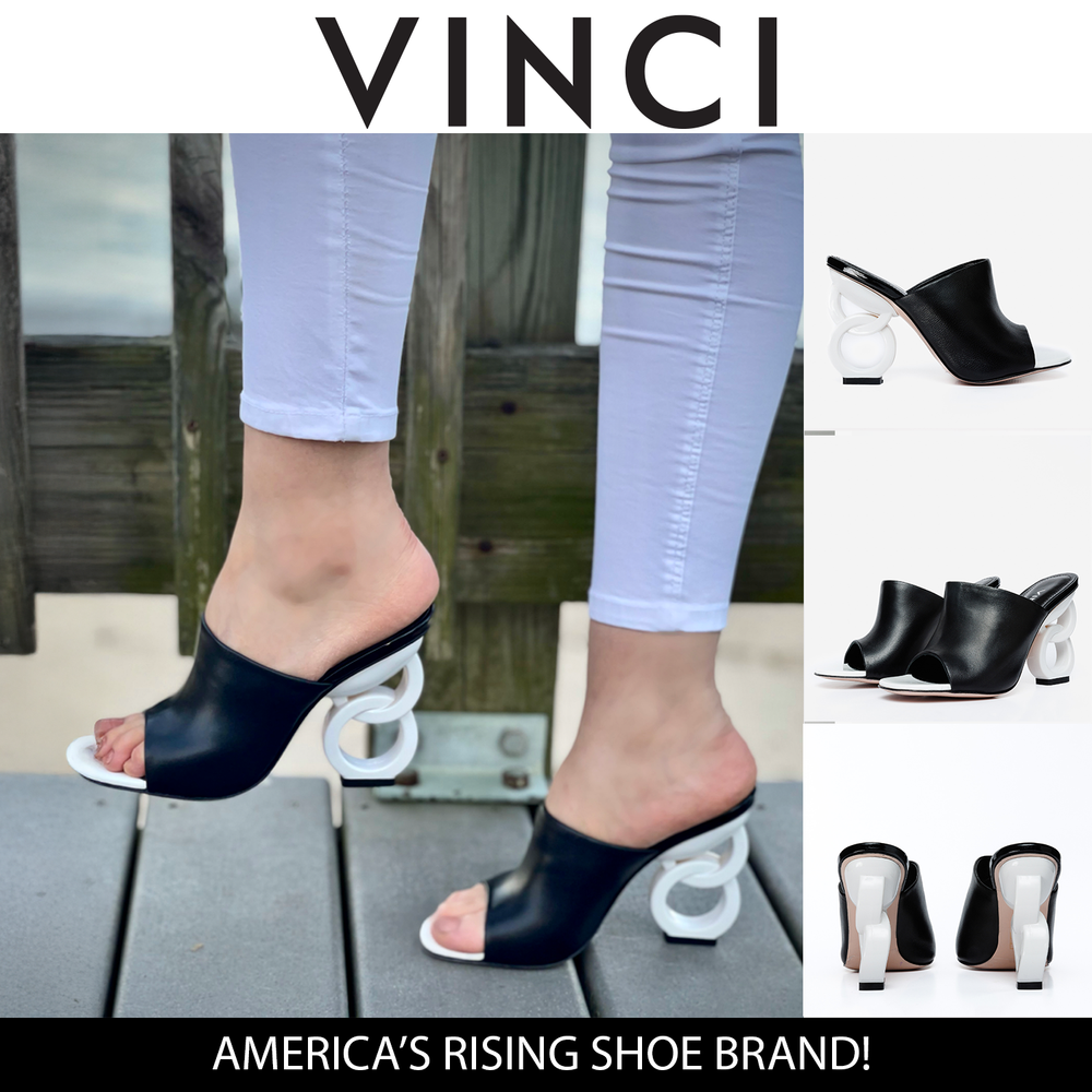 The Cymmer Black Leather Sandal